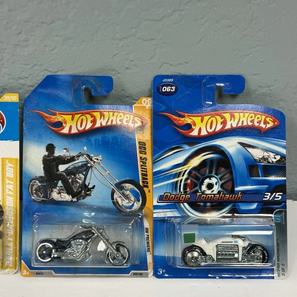 Hot Wheels Bent Cards Still‎ Sealed Lot Of 4 Various Models
